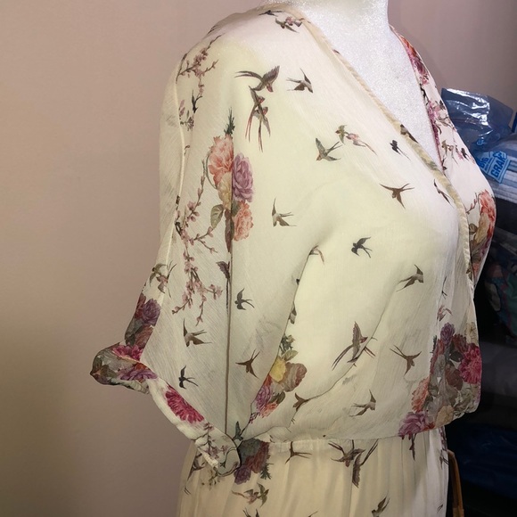 Zara Beautiful long floral dress - Picture 5 of 13